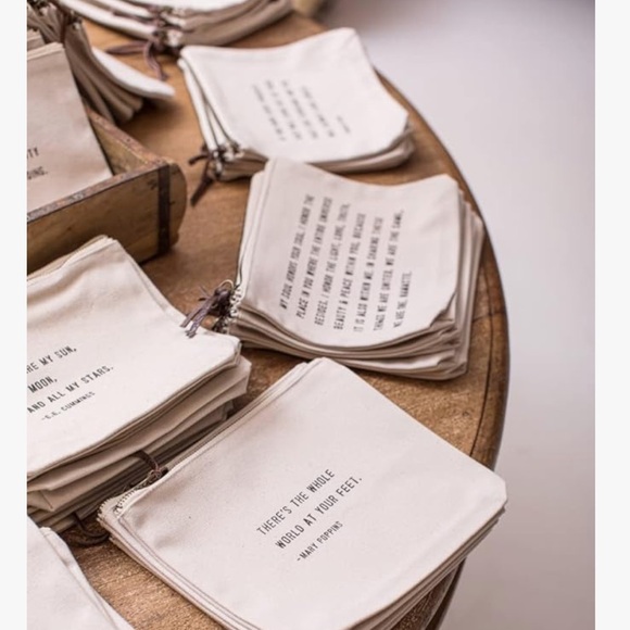 NWT- SugarBoo & Co. Canvas cosmetic bag. - Picture 6 of 6